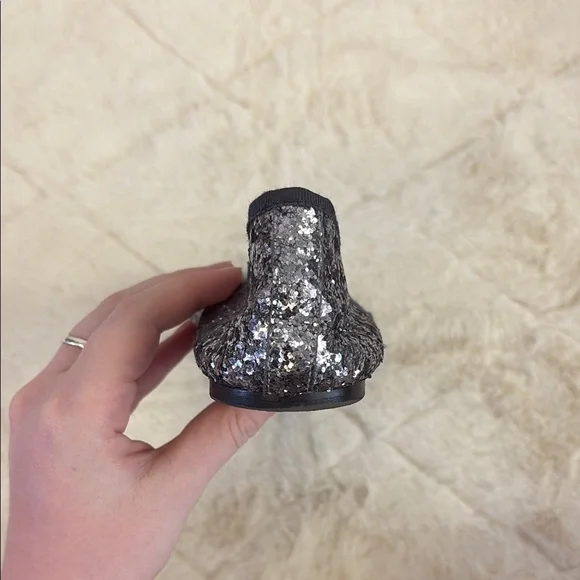 Women’s Flats, Tory Burch, Size 10, Gray & Silver, Sequins - Picture 6 of 6